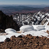 way to Toubkal summit