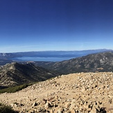 View from Freel Peak of Lake Tahoe