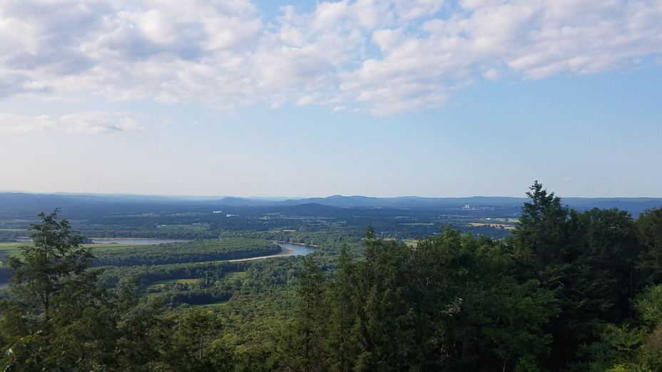 View from the summit house, Mount Holyoke