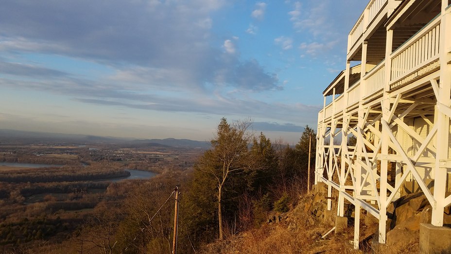 Connecticut river and the Summit House, Mount Holyoke