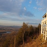 Connecticut river and the Summit House, Mount Holyoke