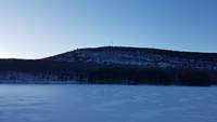 Mt Tom in winter twilight, Mount Tom (Massachusetts) photo