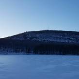 Mt Tom in winter twilight, Mount Tom (Massachusetts)