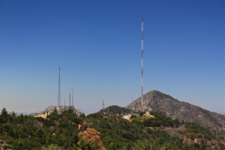 Mt. Markham and San Gabriel Peak From 100" Dome Catwalk, Mt. Wilson 