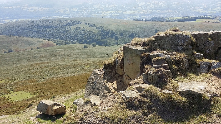 Sugar Loaf, western side of the ridge, Sugar Loaf Mountain (Wales)