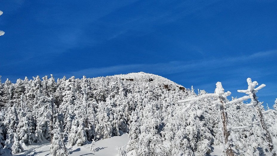 Looking back at NoTwin on route to So Twin, North Twin Mountain (New Hampshire)