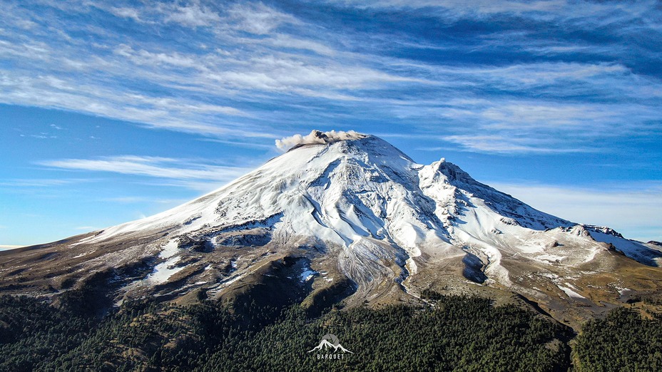 Popocatepetl after a snow storm