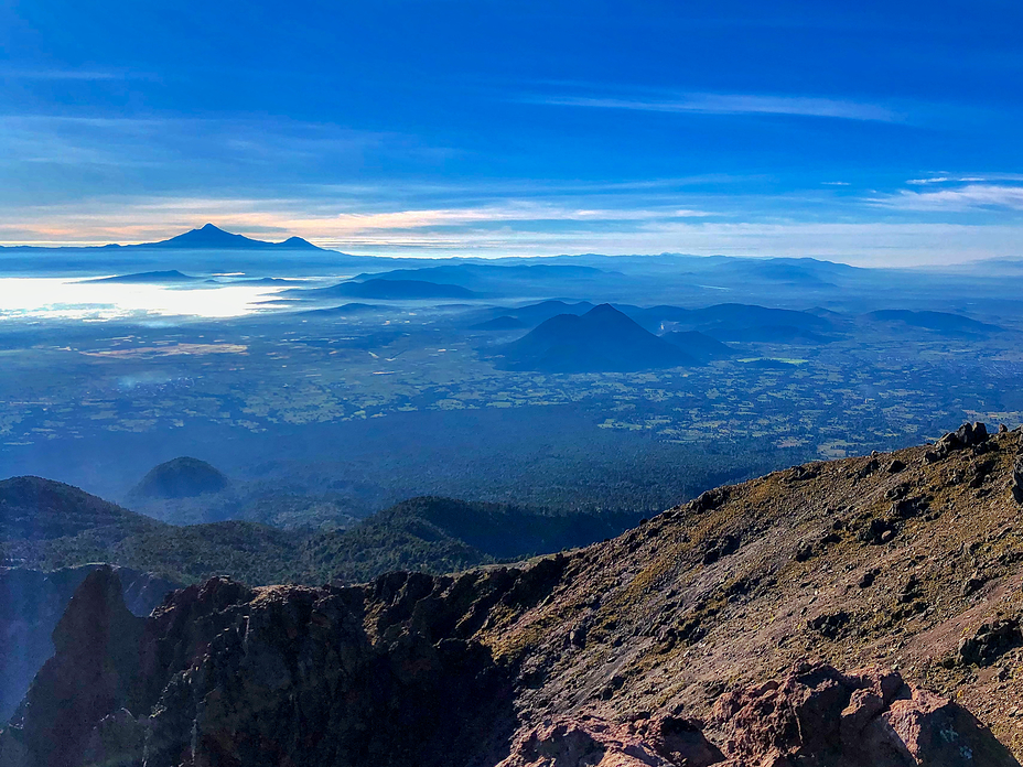 Hiked alone this day to Malinche