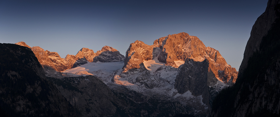 Dachstein last sunrays, Hoher Dachstein