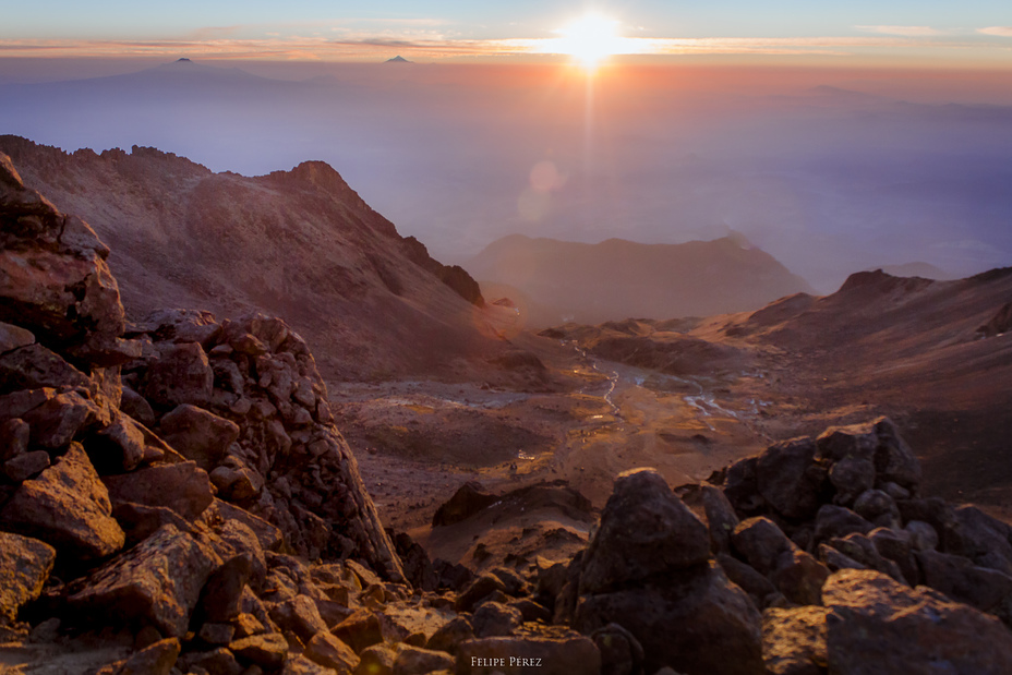 Iztaccihuatl dawn 