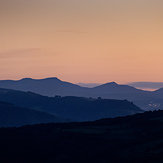 Dawn skies over the Brecon Beacons, Pen Y Fan