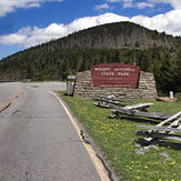 Access road, Mount Mitchell, NC, Mount Mitchell (North Carolina)