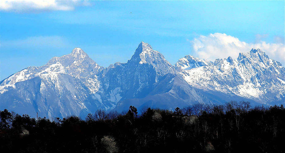 Snowy mountain, Monte Pisanino