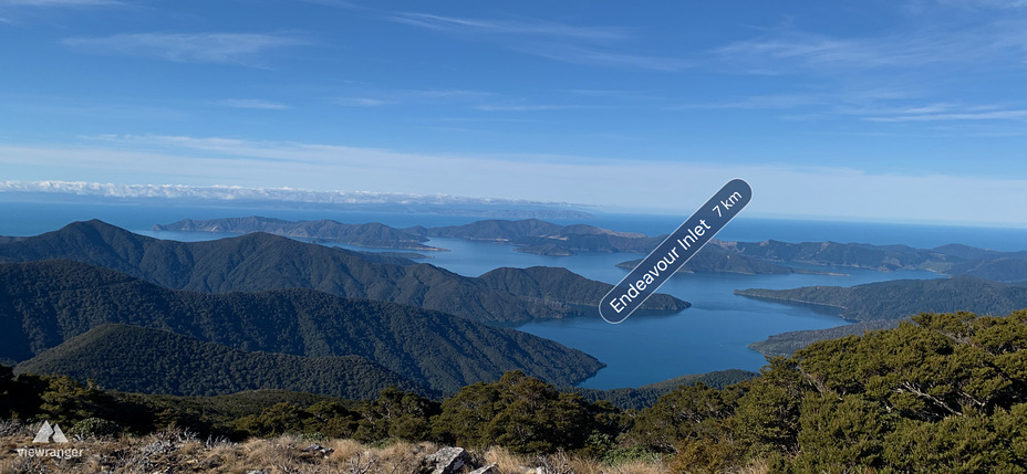 View from Mt Stokes, Mount Stokes (Marlborough Sounds)