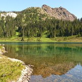 Marble Peak from Globe Flower Lake, Marble Peak (British Columbia)