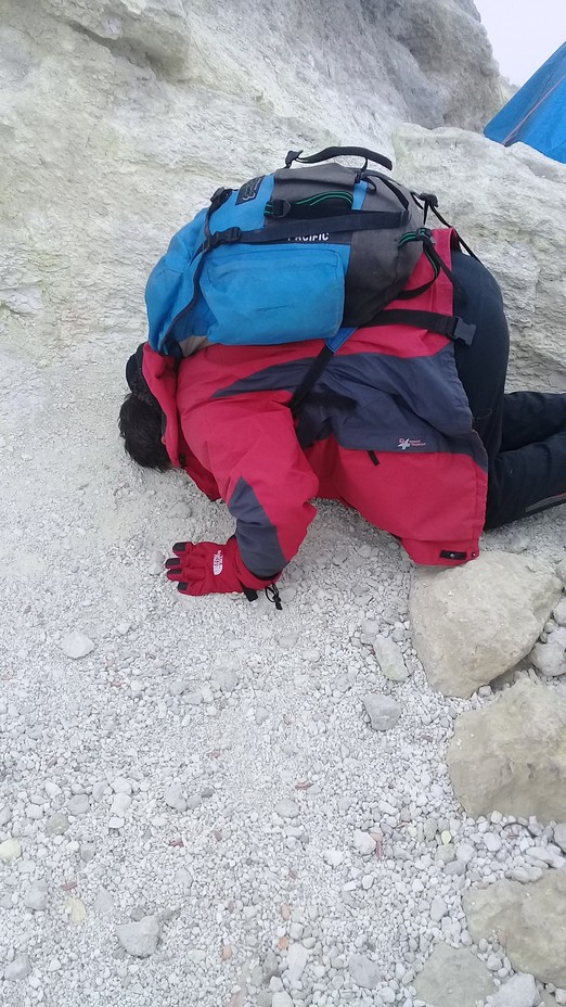 Prostration of the great god at the top of Damavand, Damavand (دماوند)