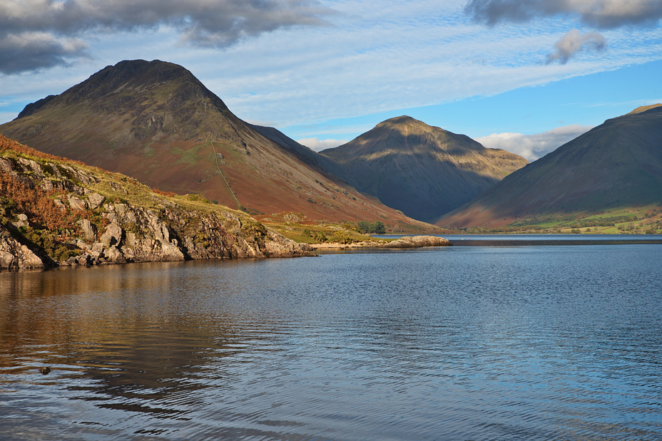 Great Gable across Wast Water
