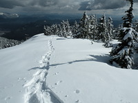 Summit ridge on mount Crickmer photo