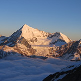 Weisshorn view from Domhutte