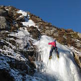 Ice climbing on Cairnsmore of Fleet