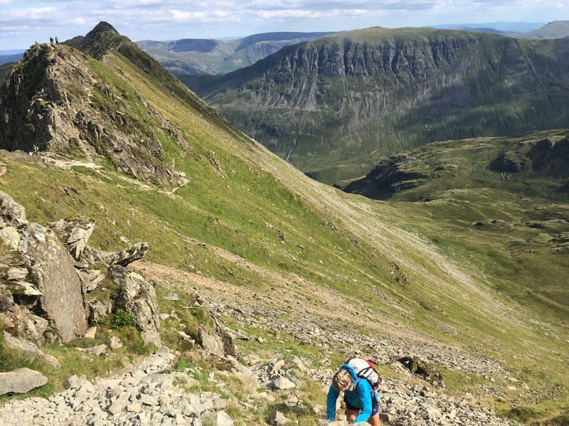 South Edge of Striding Edge, Helvellyn