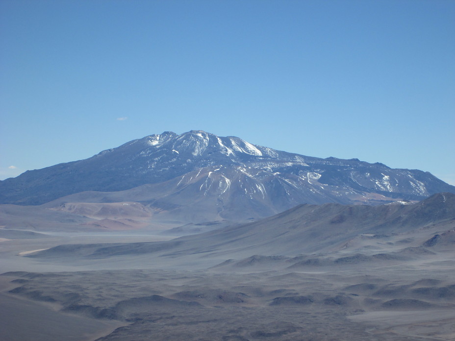 El Condor seen from Mulas Muertas, Cerro El Cóndor