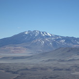 El Condor seen from Mulas Muertas, Cerro El Cóndor