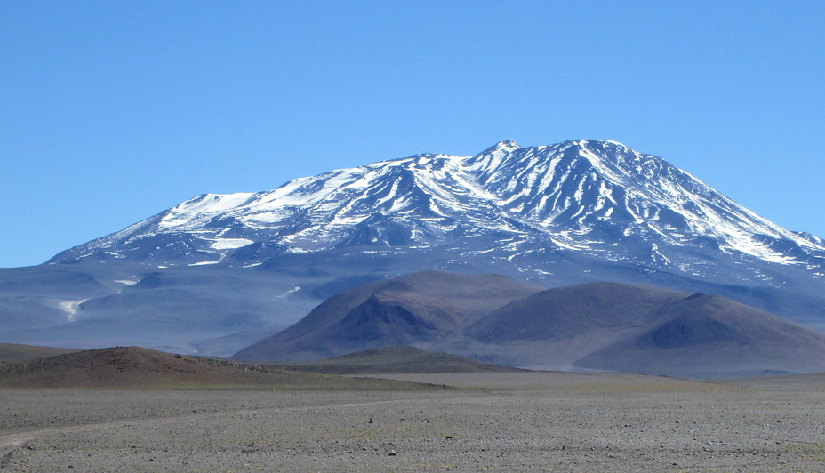 Bonete seen from the Southwest, Cerro Bonete