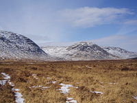 Craignaw and the Dungeon Hill in winter photo