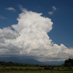 Cumulonimbus Cloud over the Quartz Range. Spring storms for Perry Saddle and the Heaphy track., Perry Saddle (Heaphy Track)