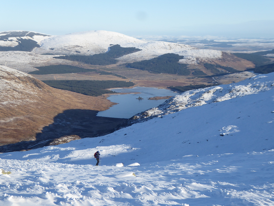 Meikle Millyea from Lamachan Hill