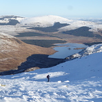 Meikle Millyea from Lamachan Hill