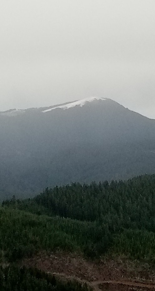 Behind the peak, Marys Peak