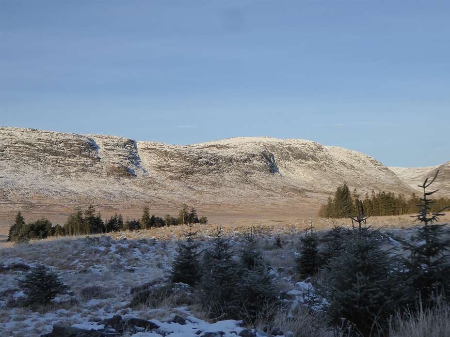 Craignaw from the east in winter