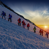 Warming Sunrise, Mount Elbrus