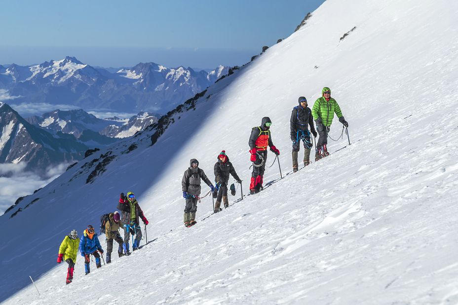 Over saddle, Mount Elbrus