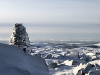 Bizzle Cragg up on to West Hill, The Cheviot photo