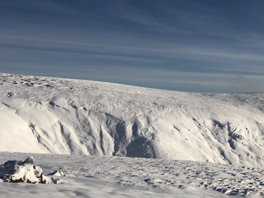 Bizzle Cragg up on to West Hill, The Cheviot