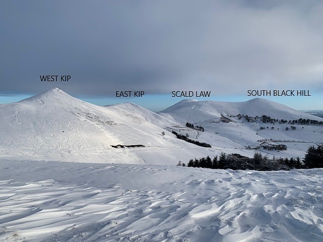 The Pentlands In Winter, Scald Law