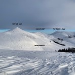 The Pentlands In Winter, Scald Law