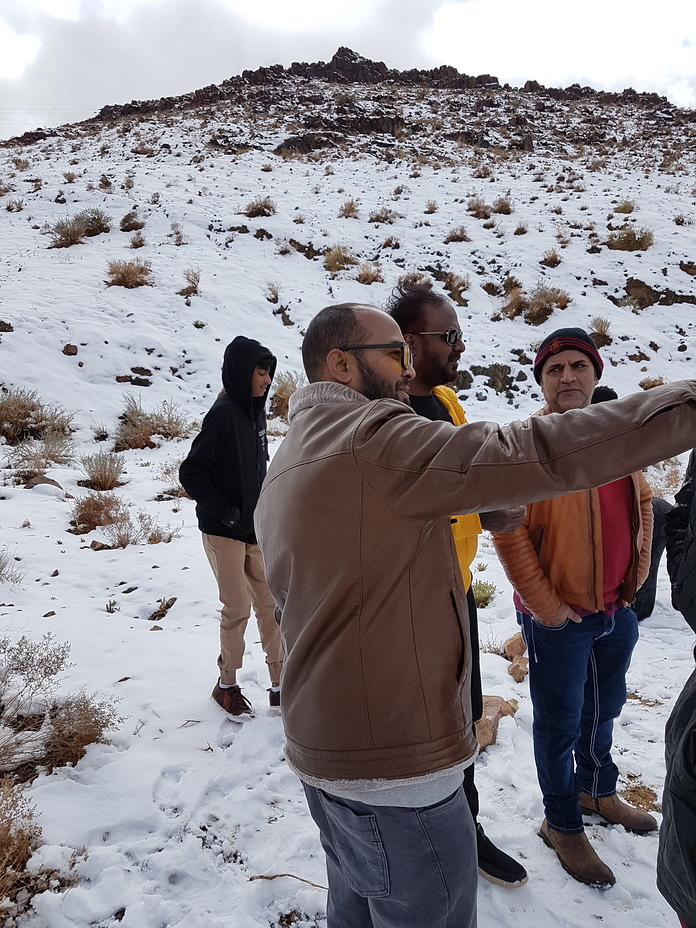 Snow in Saudi Arabia in January 2020, Jabal al-Lawz