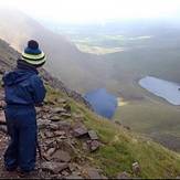 Taking a break, Carrauntoohil