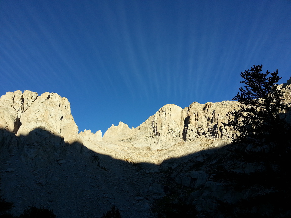 Amazing Sunrise, Looking West!, Mount Whitney