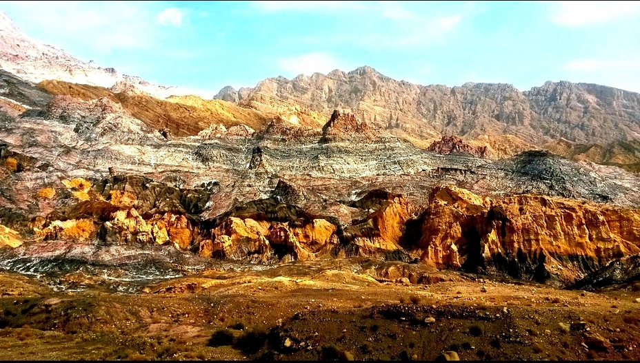 Jashk salty mountain, تفتان‎‎