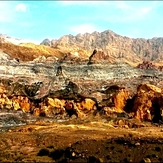 Jashk salty mountain, تفتان‎‎