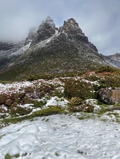 Summer Snow, Mount Ossa photo
