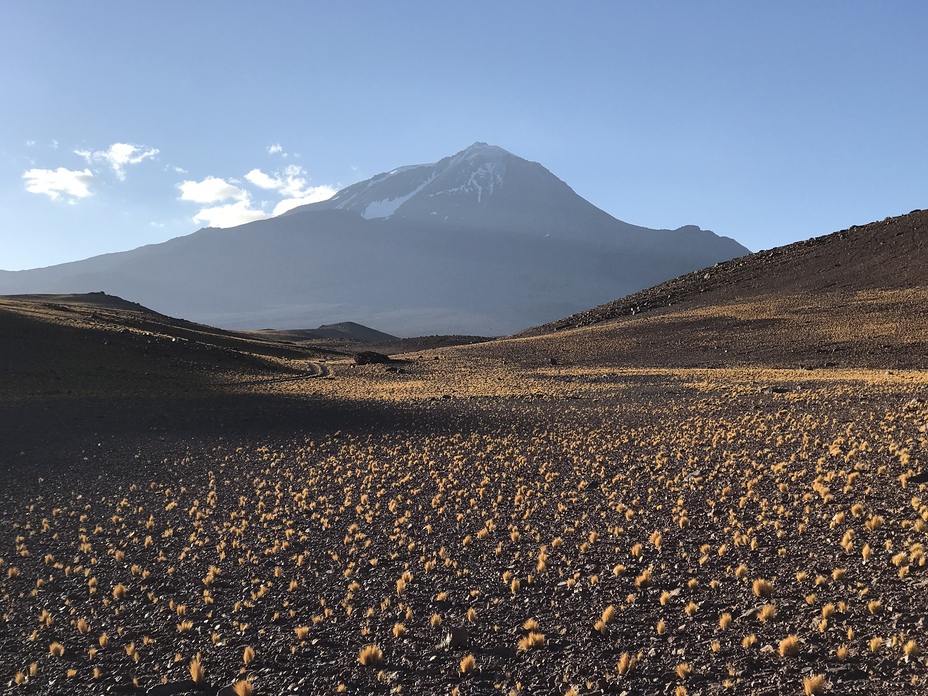 Base Camp view Argentine side, Llullaillaco