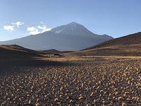 Base Camp view Argentine side, Llullaillaco photo