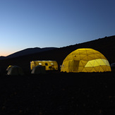 Base Camp view Argentine side, Llullaillaco