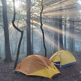 Sunbeams in the Smokies, Clingman's Dome